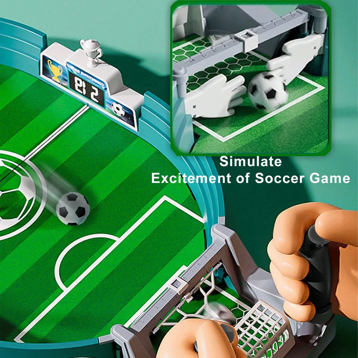 テーブルサッカーゲーム、2人用サッカーゲームテーブルゲーム、親子インタラクティブパズルゲームテーブルサッカー、テーブルトップサッカー