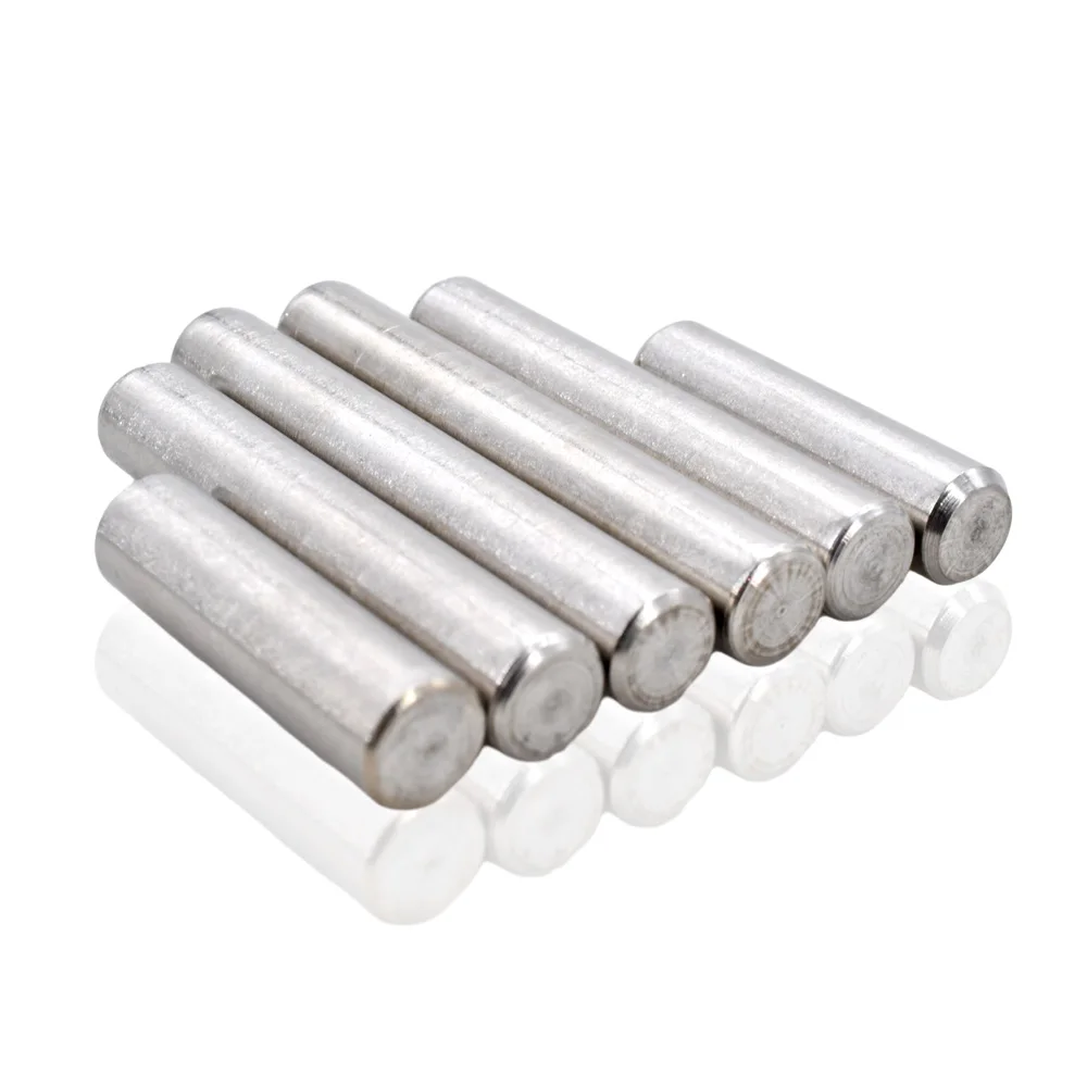 M1.5 M2 M2.5 M3 M4 M5 M6 M8 Hình Trụ Pin Định Vị Dowel Thép Không Gỉ 304