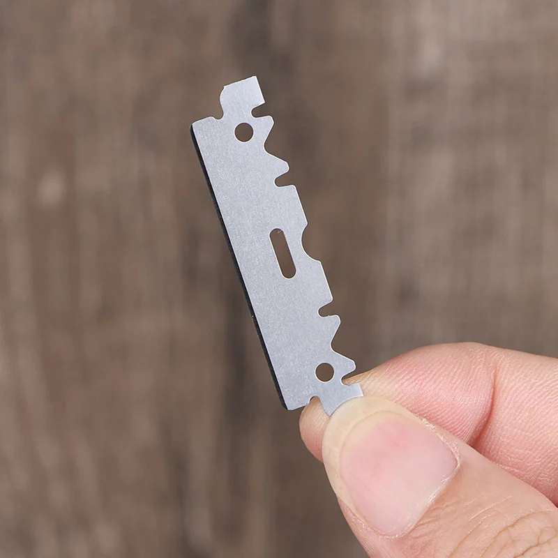 10/100 Lama di rasoio Lama di rasoio in acciaio inossidabile Accessori per rasoio da uomo Rasoio manuale Strumenti per rasoio con lama a doppia faccia