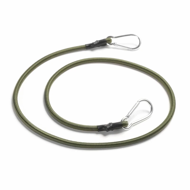 Corda elastica per carichi pesanti da esterno Corda elastica per moschettone Ganci per kayak Ciclismo Bagagli Corde da imballaggio Accessori da campeggio