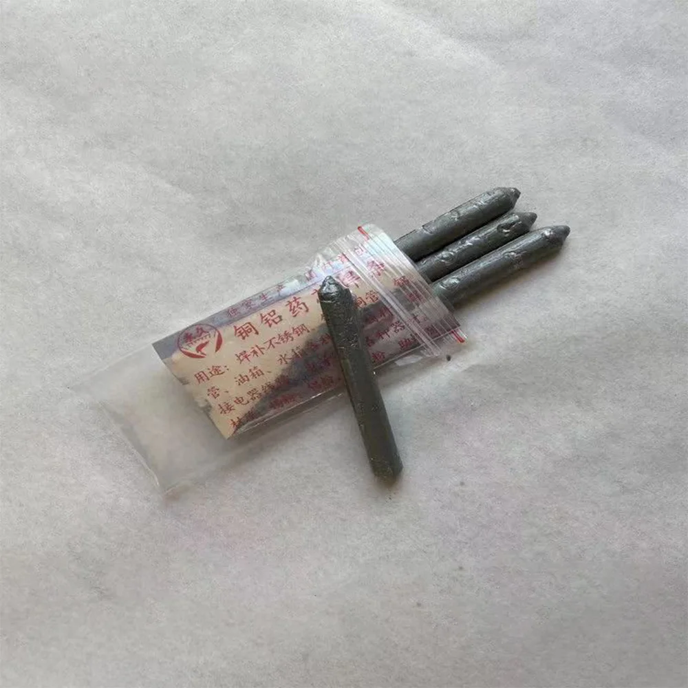 Agente de reparación de baja temperatura, reparación de agujeros pequeños, fácil fusión para acero, cobre, hierro inoxidable, plástico, varillas de aluminio, herramientas, 1/150 Uds.