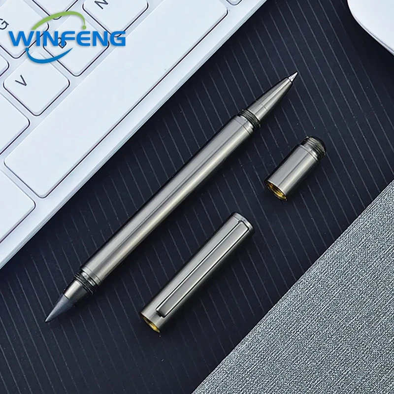 Creative Dual-Function Pen, Signature Ballpoint Pen And Pencil Design, Smooth Writing and Easy to Carry, Black Ink, Perfect Gift