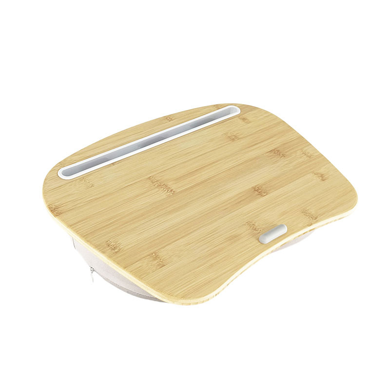 Mesa multifuncional para laptop com almofada e preenchida com partículas de espuma, mesa pequena de travesseiro, travesseiros para cochilo de escritório