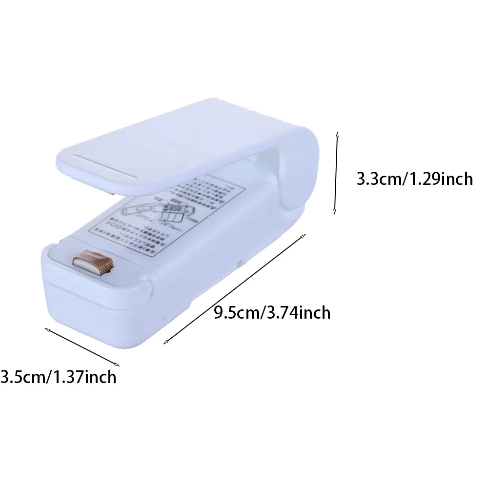 MINI บรรจุภัณฑ์ซีลถุงพลาสติกแบบพกพาคลิปเครื่องซีลเก็บอาหารซีลขนมขบเคี้ยวซีล Gadgets ครัวในครัวเรือน