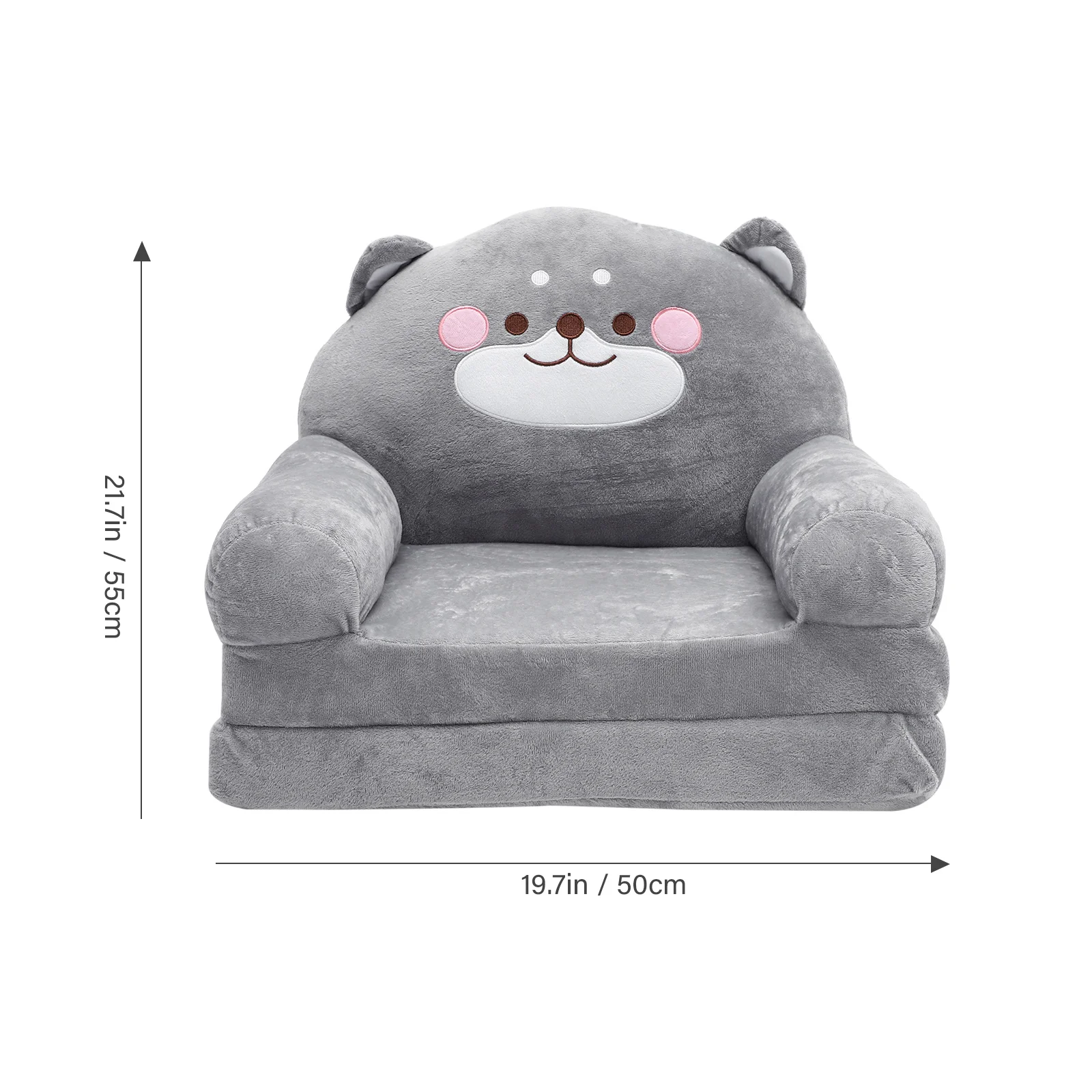 Sofá dobrável em formato de elefante, sofá para crianças, cadeira de pelúcia, assento para quarto infantil, desenho animado, móveis para berçário infantil