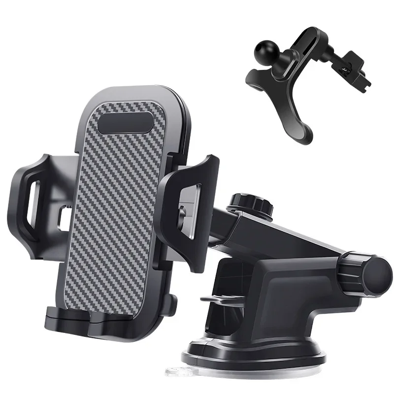 Multifunctional Car Phone Holder Navigation Frame Suction Cup Air Outlet Mount for Vehicle Dashboard Car Holder