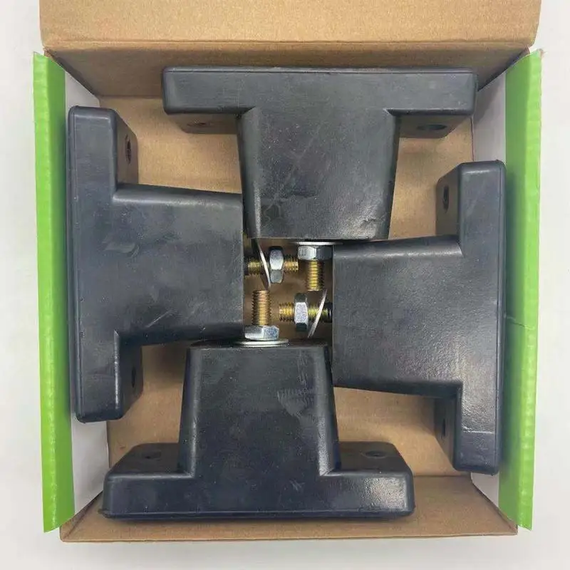 Air Conditioner Shock Pad 4Pcs การสั่นสะเทือน Damping Pad สําหรับเครื่องปรับอากาศภายนอกหน่วย Anti-Vibration Isolator Pads Bracket