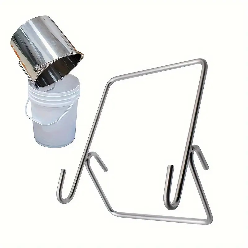 Suporte de balde de mel de aço inoxidável-suporte de balde de água-suporte de recipiente de mel-suprimentos de apicultura, acessório de agricultura