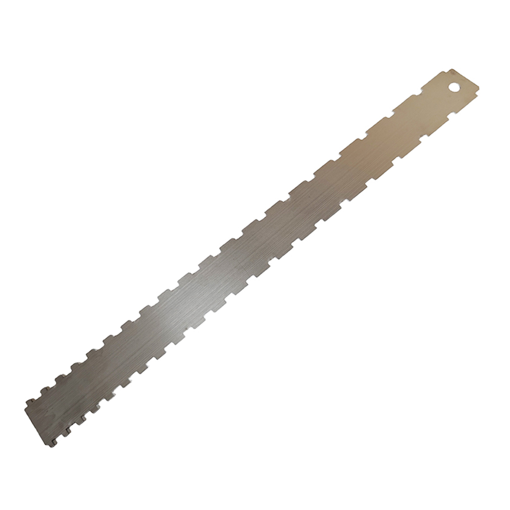 Guitar Neck Ruler Notched Straight Edge Gauge Luthiers Tool For Most Guitars