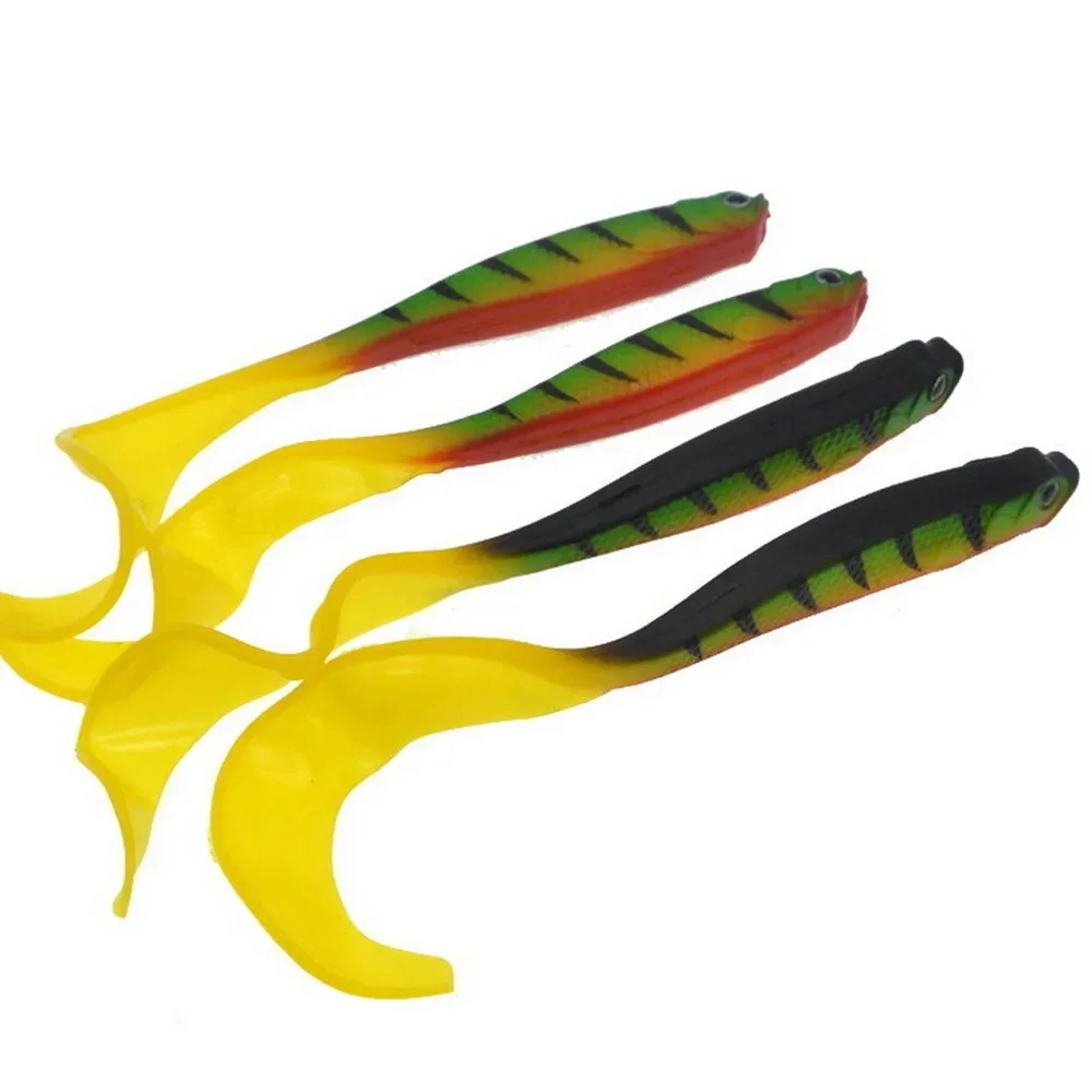 Señuelo de pesca 125mm 5,5g Swimbait Shad cola en T cebo suave señuelos de silicona artificiales Lucio pesca Jigging Wobblers
