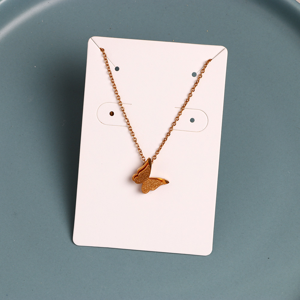 50 шт. 6X9 см белый черный держатель для ожерелья карты для серьги-кольца пустой дисплей картон DIY ювелирные пакеты оптовая продажа поставки