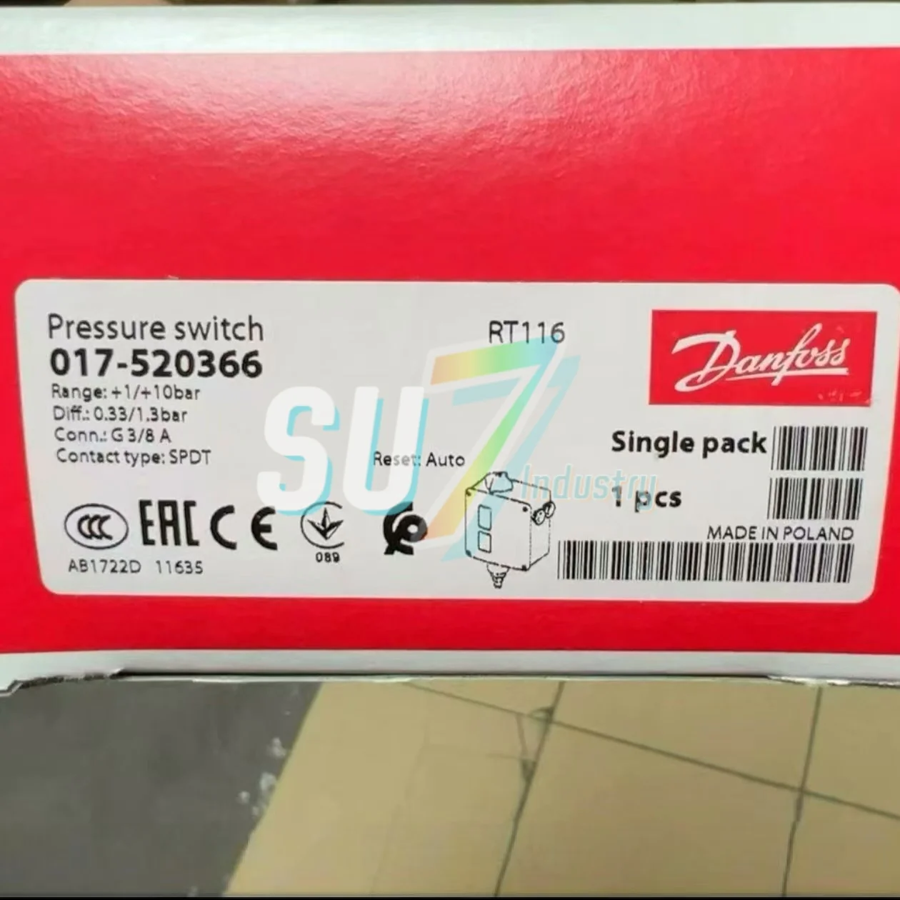 Nuevo en caja 017-519166 RT112 017-520366 RT116 interruptor de presión