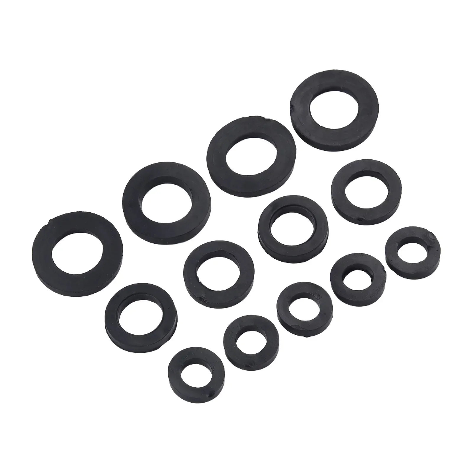 13PCS Mixed Tap Washers Rubber Washers Faucet Sealing Ring Leak-proof Rubber Gasket Tap Seal Drip Sink Shower Hose O-Ring Gasket