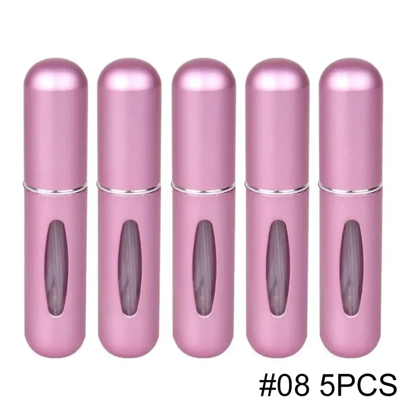 Atacado 1/5 pçs 5ml portátil perfume atomizador mini garrafa amostra spray engarrafamento dispensador cosméticos recipiente de viagem