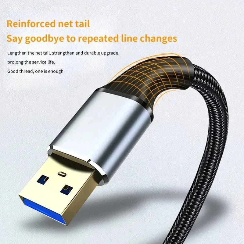 Câble d'extension Usb mâle et femelle, câble de chargement Mobile Usb 3.0 adapté aux ordinateurs portables intelligents, téléviseurs, Ps4, et câbles d'extension Usb