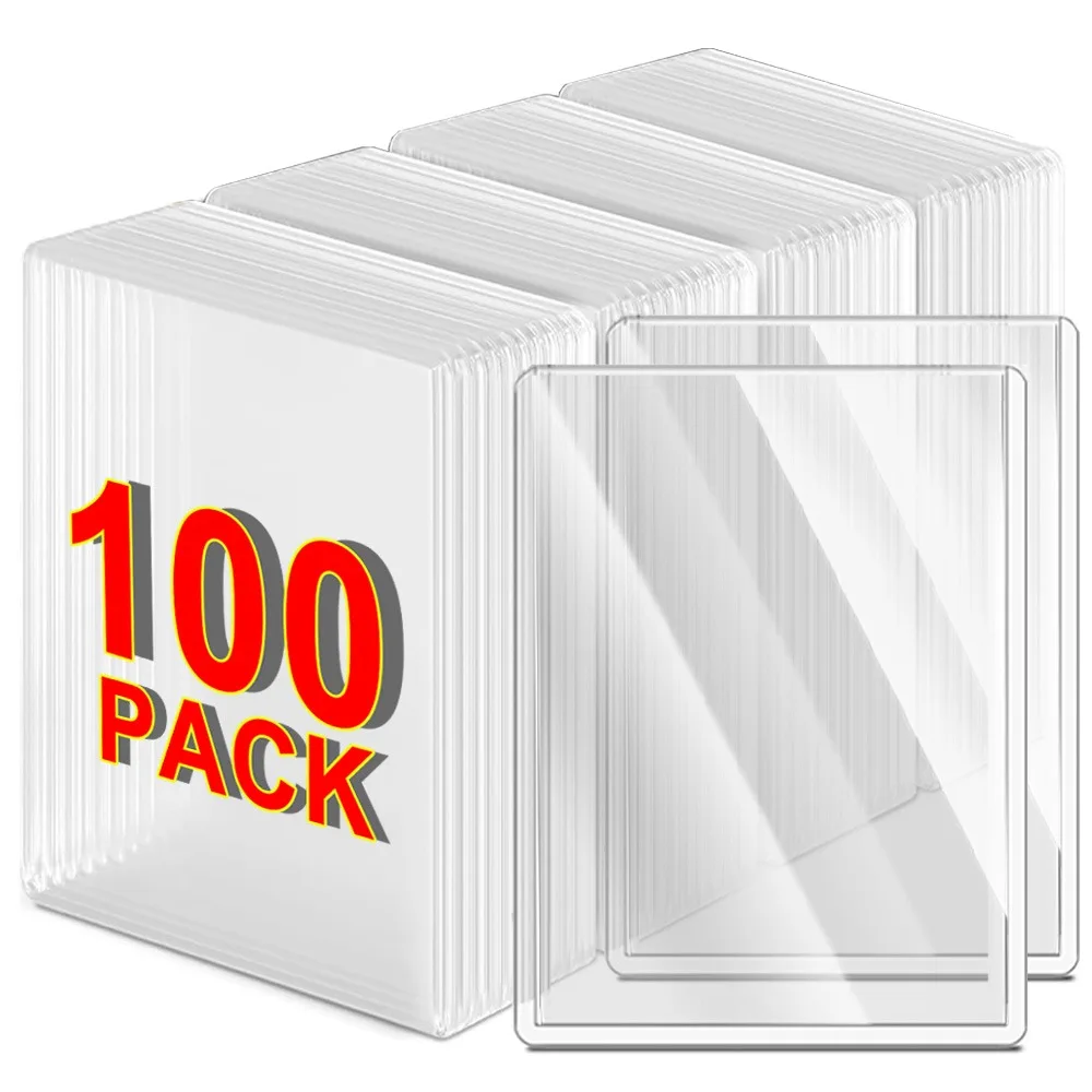100-1PACK Kpop Idol Photocard Sleeve Card Collect Holders 35PT Anti-scratch Gaming Trading Card Collect Holders Cover