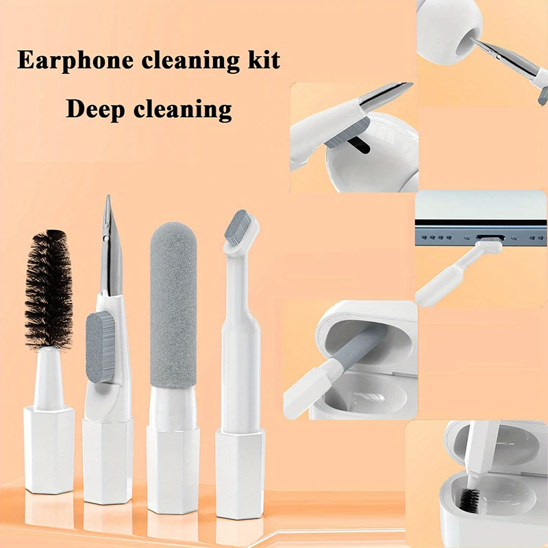 20 in 1 Computer Keyboard Cleaner Kit Tablet Camera Phone Screen Clean Tools Keycap Puller Earphone Clean Brush with Storage Box