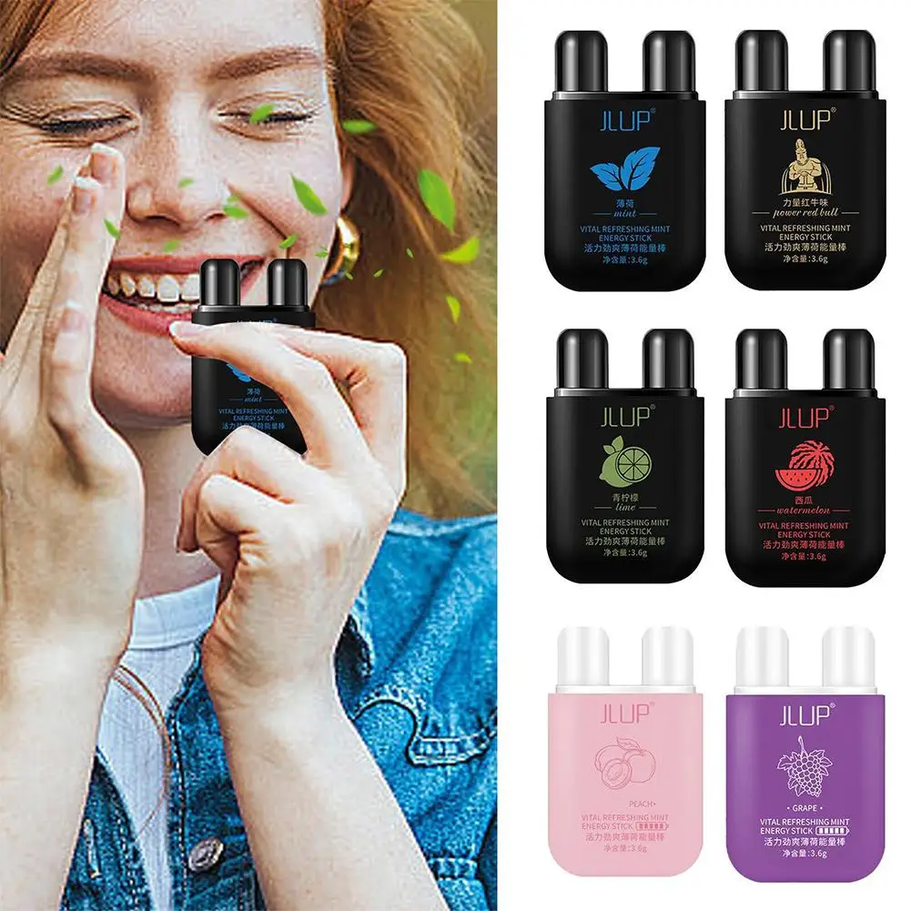Double Hole Energizing Energy Bar Aromatherapy Nasal Inhaler Vapors Stick Aromatherapy Stimulating Scent Prevent Sleepiness