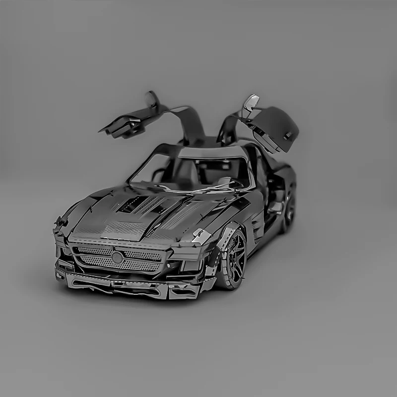 Автомобиль 3D металлический пазл модели наборы DIY Лазерная вырезка головоломки игрушки для детей