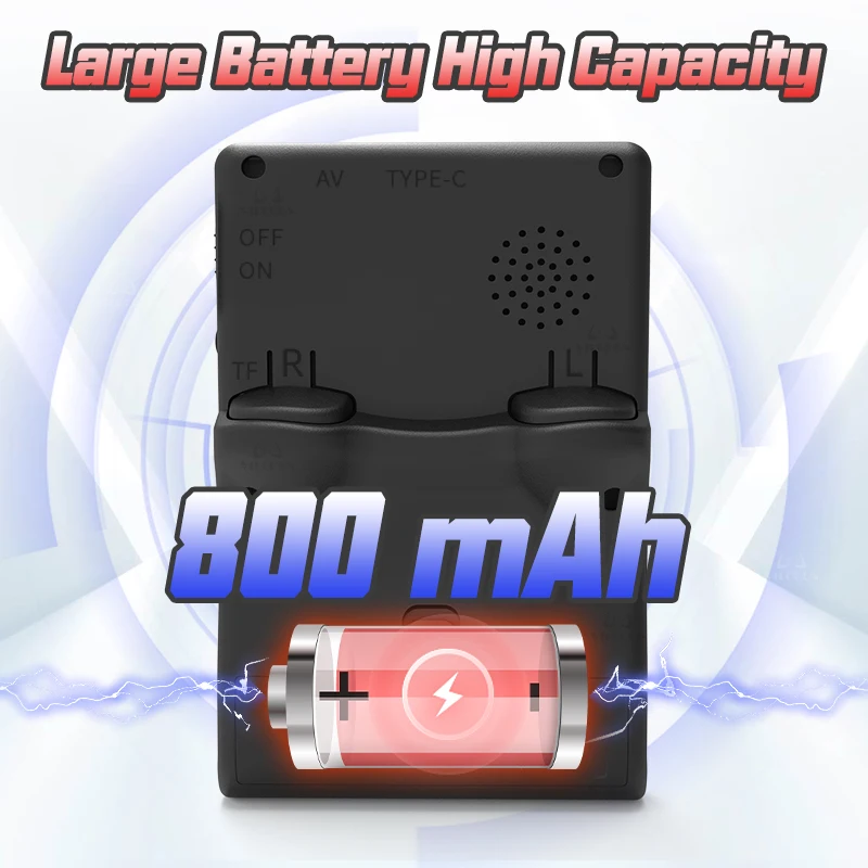 Reproductor de juegos portátil GB300, pantalla de 3,0 pulgadas, consola de videojuegos para TV, salida AV, consola de juegos Retro integrada, 8G, más de 6000 juegos