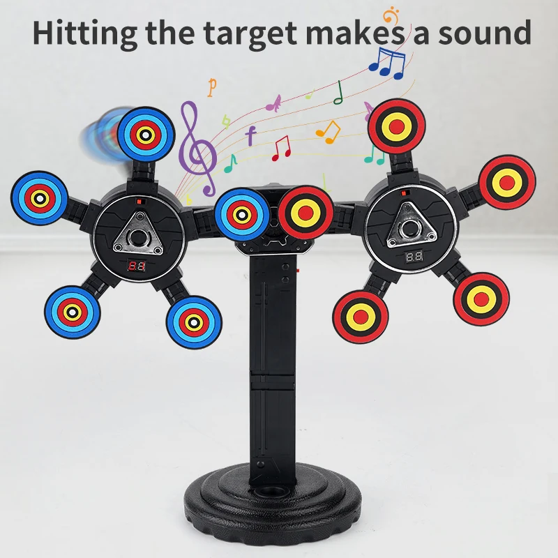 Automatic Return Electronic Scoring Target for Nerf Guns AWM Soft Bullet Gun Gel Ball Sprayer Against Practice 98K Eat Chicken