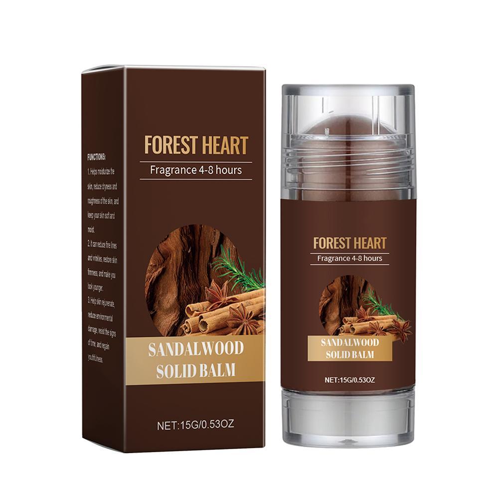Bálsamo de Perfume de sándalo, aroma corporal de larga duración, tentación, coqueteo, atracción encantadora, desodorante de fragancia Natural, palo sólido