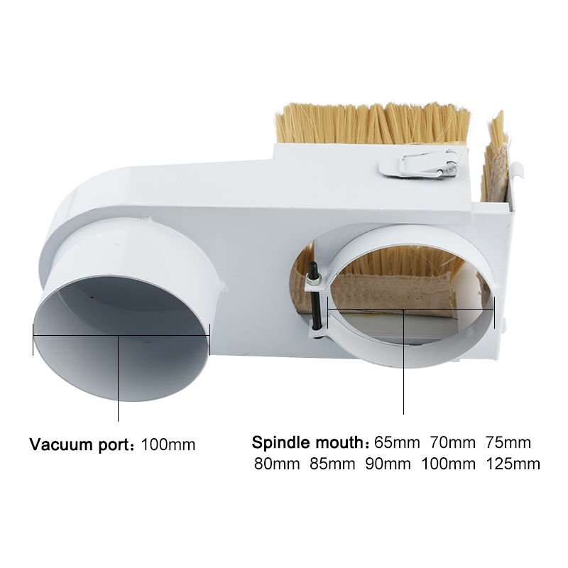 CNC彫刻機用フライス加工工具,集塵機用工具,部品番号70 75 80 85 90 100 105 125mm