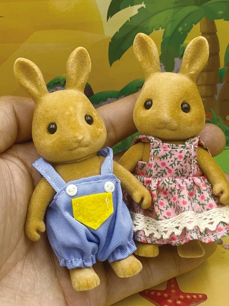 Famille d'animaux de la forêt 1_12 Accessoires pour maison de poupée Mini_yythk