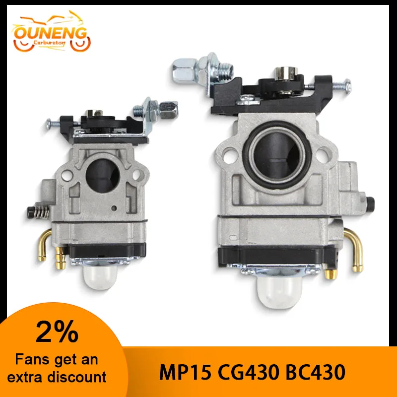 Карбюратор газонокосилки для Walbro CG430 CG520 BC430 BC520 40-5 44-5 43cc 49cc 50cc 52cc кусторез 2-тактный двигатель Carb