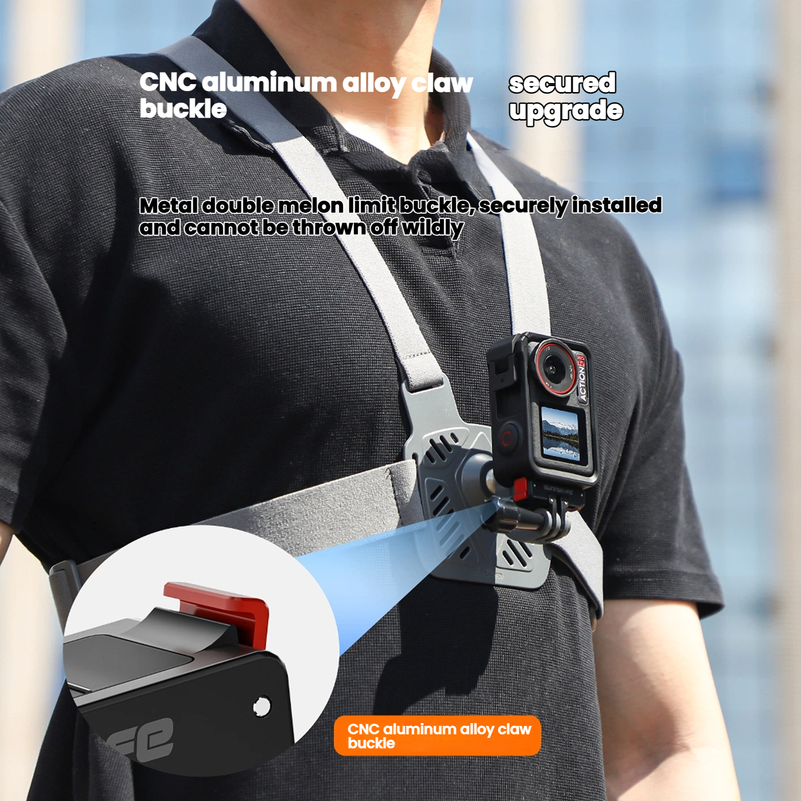 Soporte adaptador magnético para DJI Osmo Action 5 Pro 4 3, Base de montaje plegable de liberación rápida, adaptador para trípode de cámara, accesorios de montaje