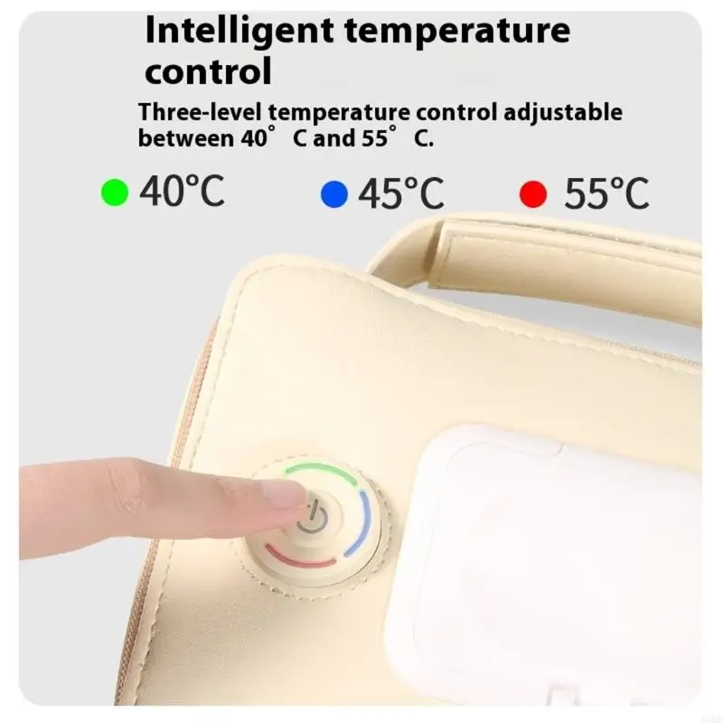 54DF Aquecedor lenços capacidade para bebê, ajuste rápido aquecimento, controle temperatura constante,