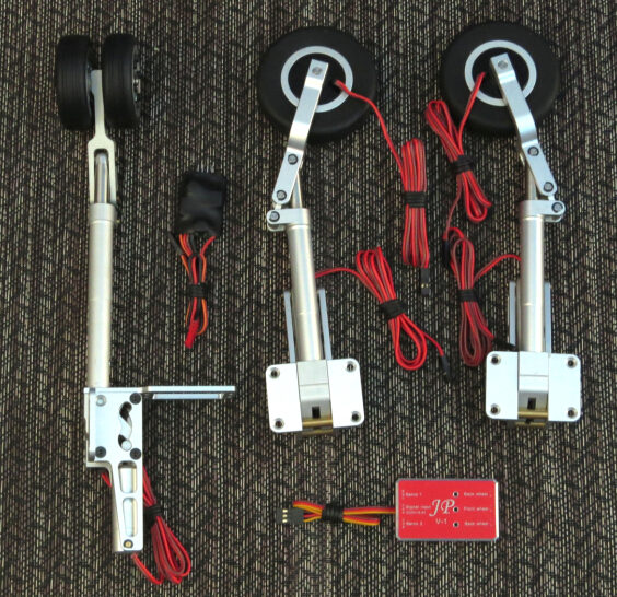 JP Hobby Turbine Vliegtuig Volledig Metalen Landingsgestel Met Remwiel 12mm voor 7-12 Kgs Vliegtuig Freeshipping