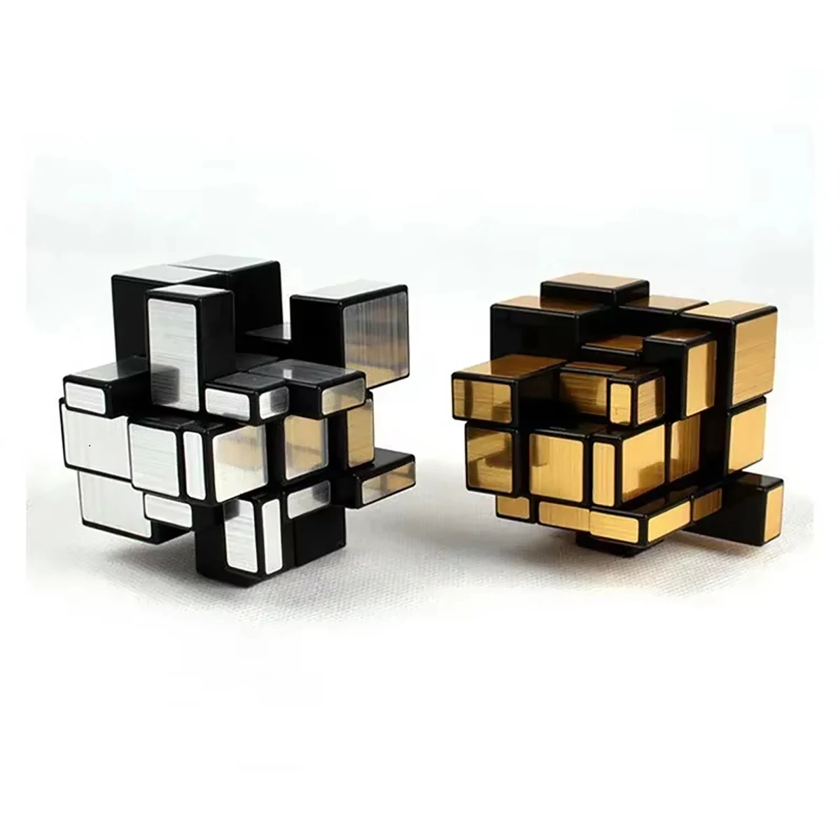 Cubo de espelho mágico ouro prata cubos de velocidade profissional quebra-cabeças speedcube brinquedos educativos para crianças adultos presentes