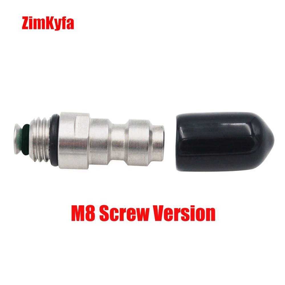 Khí Nén Adapter 8Mm Nhanh Cắm M8 1/8NPT,1/8BSPP Sợi Thép Không Gỉ Một Cách Nuôi Làm Đầy Núm Vú