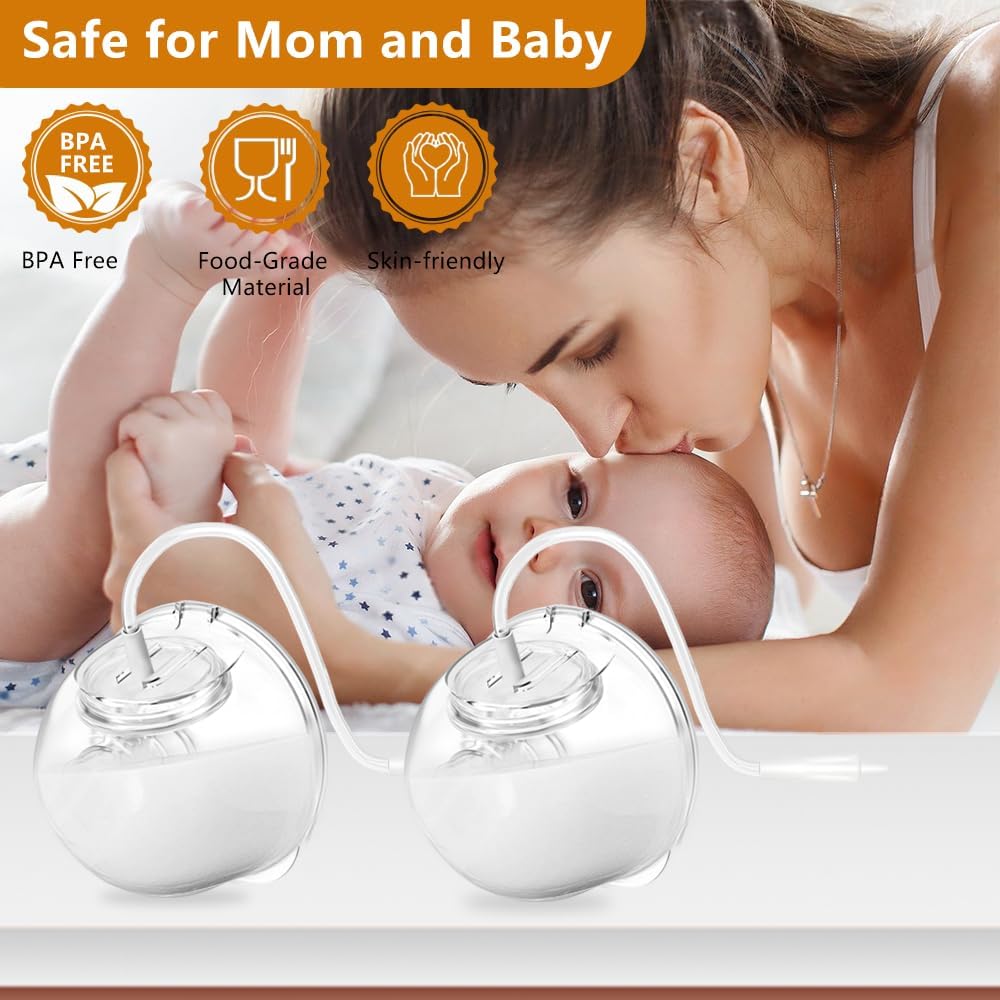 2 szt. CaraCups Przenośny pojemnik na mleko do Spectra S1 S2 9 Plus i SG, przenośny pojemnik na laktator