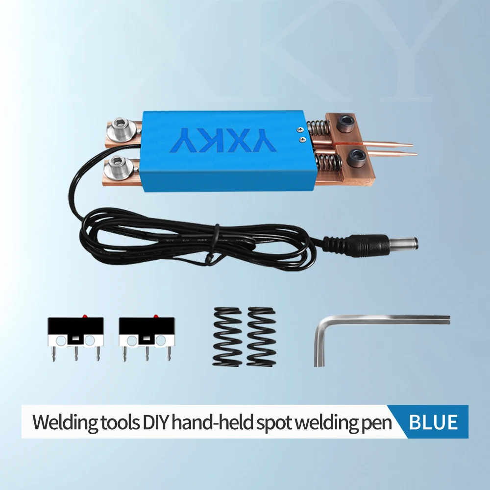 4-12V Spot Welding Pen Integrated Welder for 18650 Battery Spot Welder Machine Hand-held with Automatic Trigger Double Springs