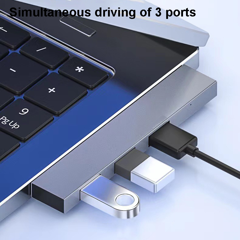 USB C HUB 3,0 tipo C 3,1 4 puertos Multi USB divisor OTG adaptador para Xiaomi Lenovo Macbook Pro 13 15 Air Pro accesorios de computadora