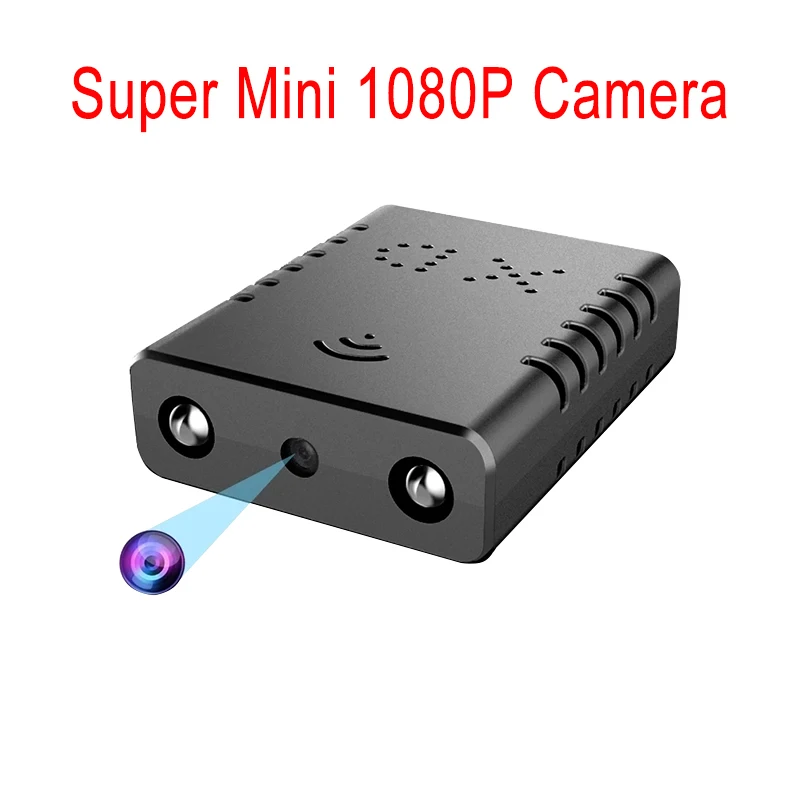 WiFi XD videocámara inalámbrica inteligente HD 1080P Mini cámara Ip más pequeña Mini videocámara deportiva Micro cámara compatible con tarjeta TF máxima de 256GB