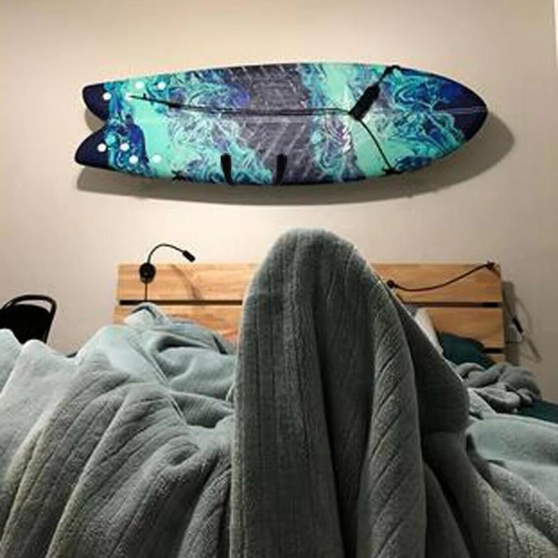 83Ca Wall Skateboard Storage Display Rack Bracket Stand Stand Gold