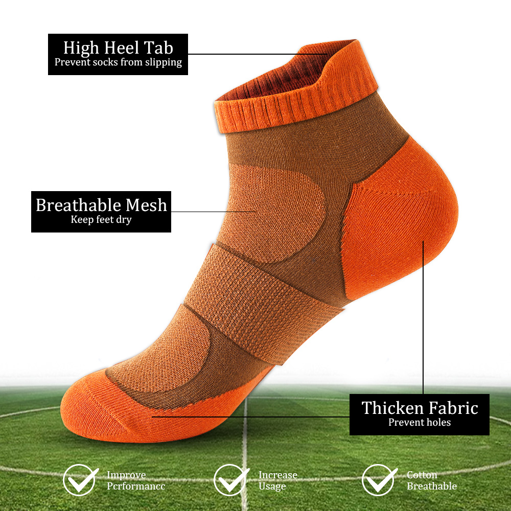 5 ペア/ロット高品質男性アンクルソックス通気性綿スポーツメッシュカジュアルアスレチック夏薄型カットショート Sokken プラスサイズ