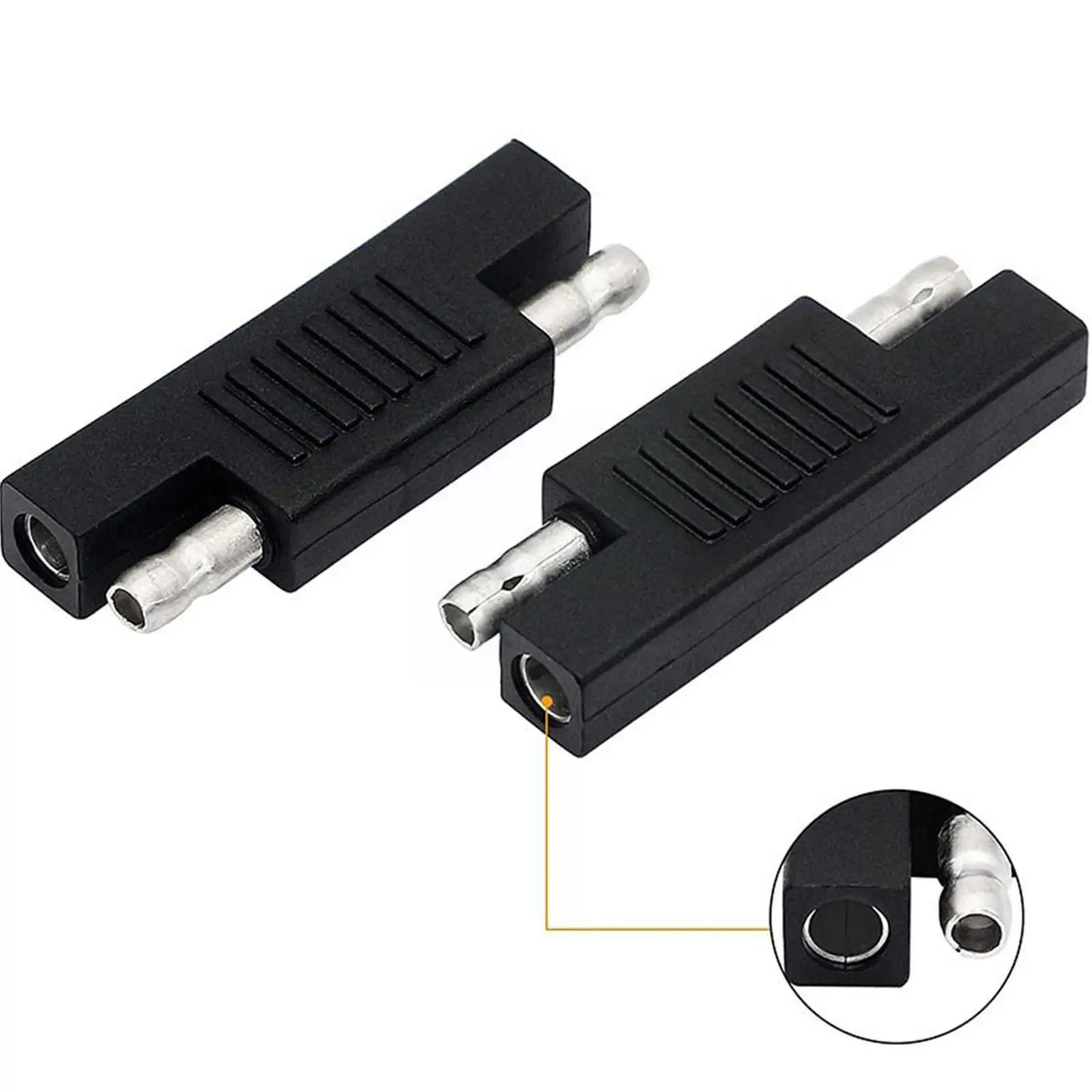 Adaptador inverso de polaridad Solar SAE, Conector de conversión de batería macho a SAE, enchufe macho, Panel principal, cable I7A8, 12V/24V