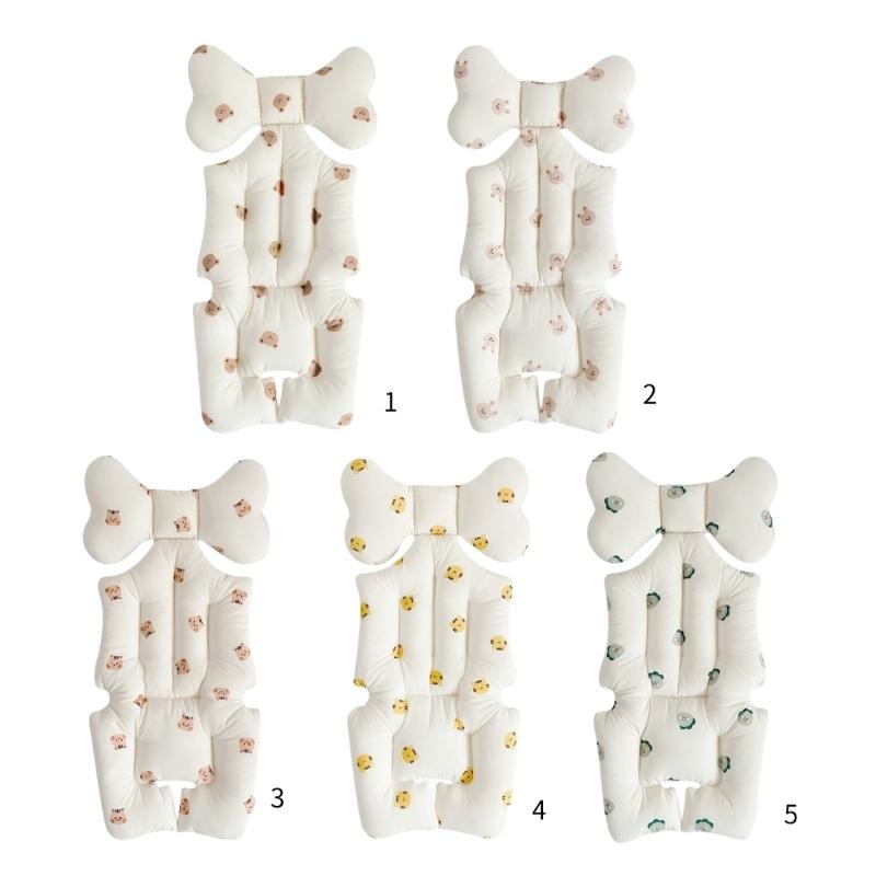 Дышащая детская коляска вкладыша Universal детская подушка Cart Cashion Cartoon Animal Pram Dram Shipchair Pad Shockper G2TD