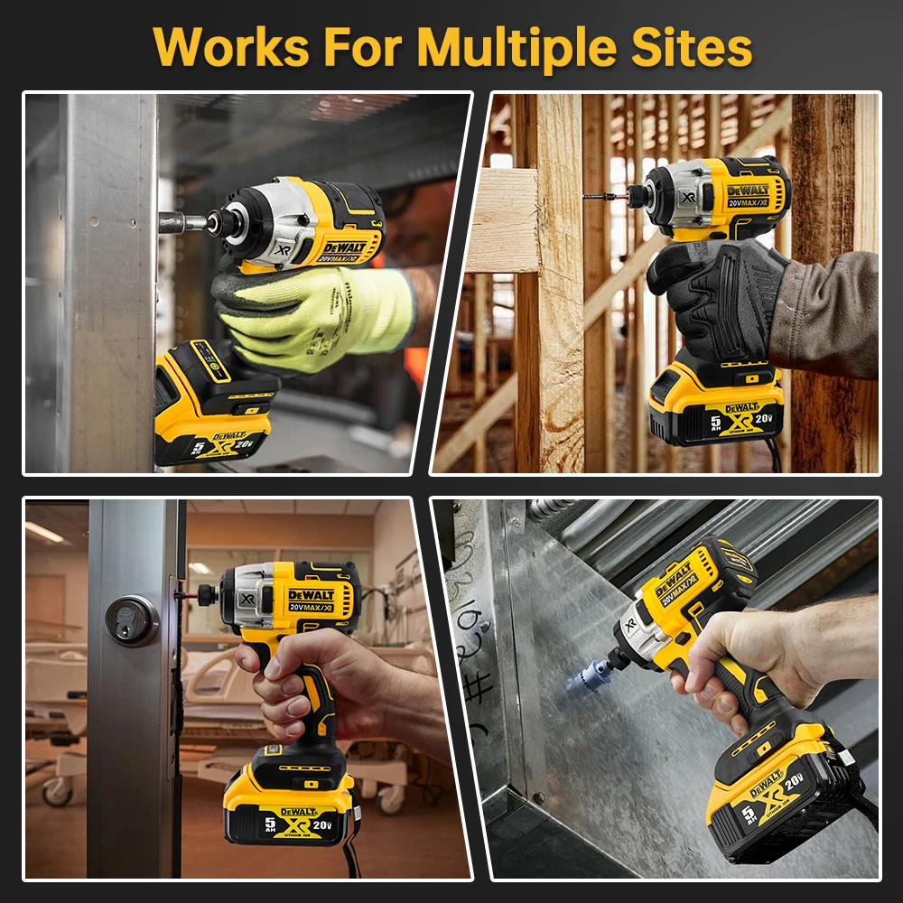 DEWALT DCD887 cordless impact driver 20V Lithium-ion cordless drill Electric screwdrive Rechargeable Brushless motor Power tools