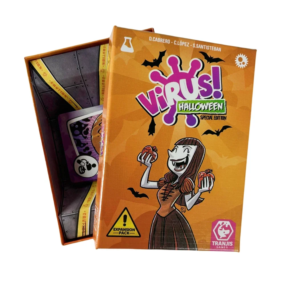 Virus 1 2 3 Brettspiel Das ansteckbare lustige Kartenspiel Spanisches Partyspiel für unterhaltsames Familienspiel Outdoor-Freizeit-Partyzubehör