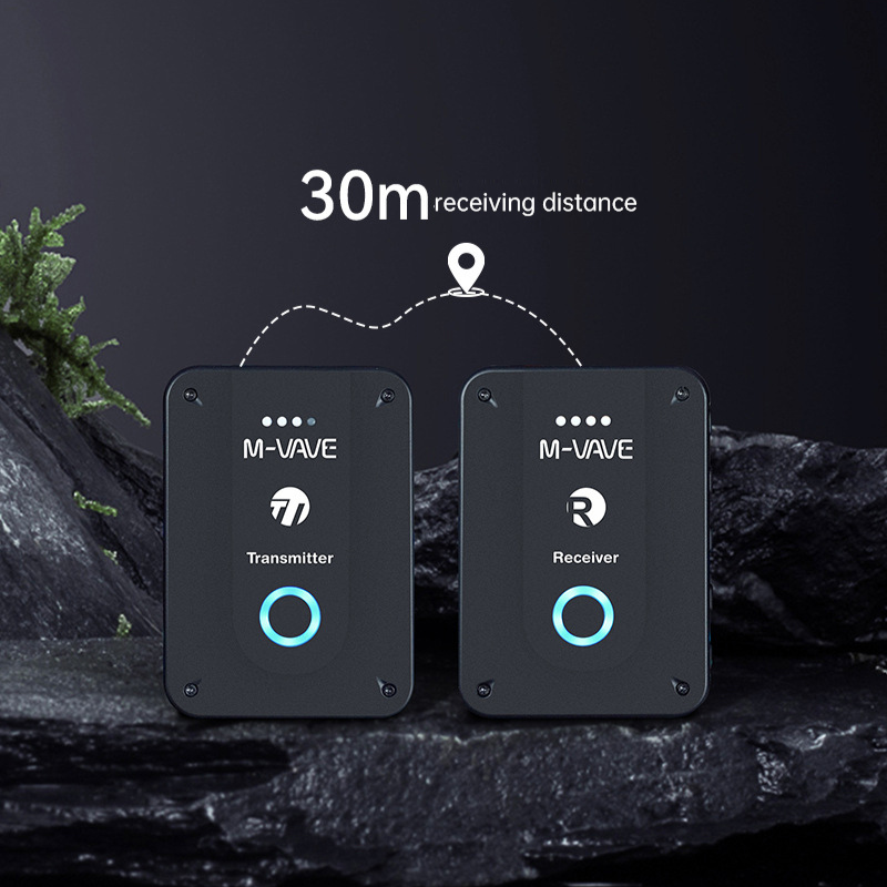 M-VAVE-receptor inalámbrico para auriculares, Monitor transmisor con soporte de volumen, estéreo, Mono, función de silencio, recargable, 2,4G, WP-9