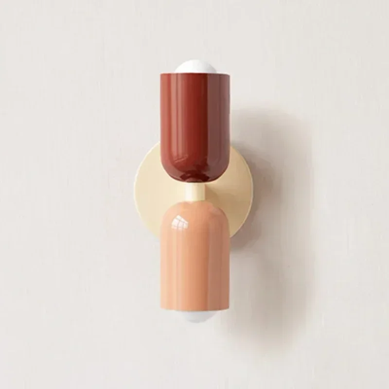 Bunte Nachttisch Wand leuchte nordischen Wohnzimmer Korridor Wand leuchte Kinderzimmer Macaron Home Innendekoration Lampe