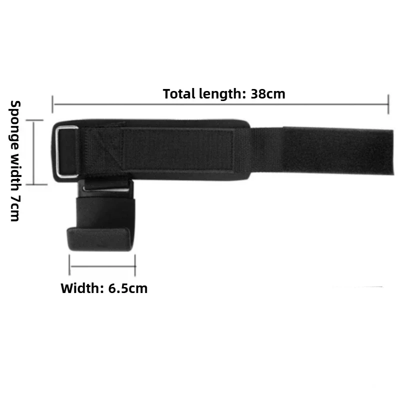 2PCS ยกน้ําหนัก Hook Grips ยกตะขอสายรัดข้อมือกันลื่น Power Hooks สําหรับ GYM,Pull-Ups, powerlifting และฟิตเนส