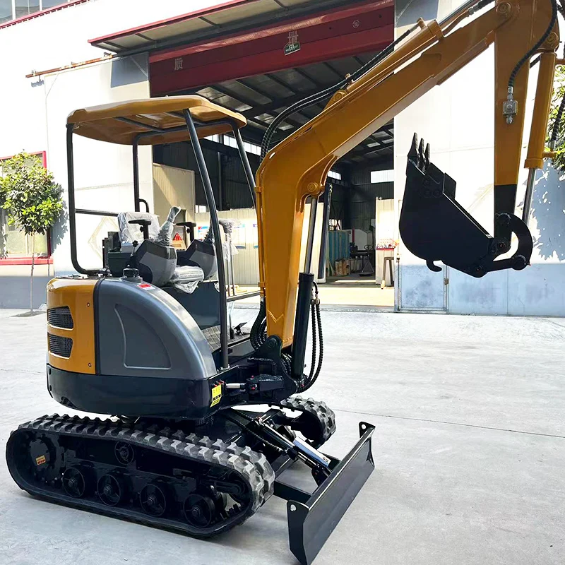 Customized Small crawler excavator with hydraulic pilot operation Kubota engine and optional chassis telescopic function