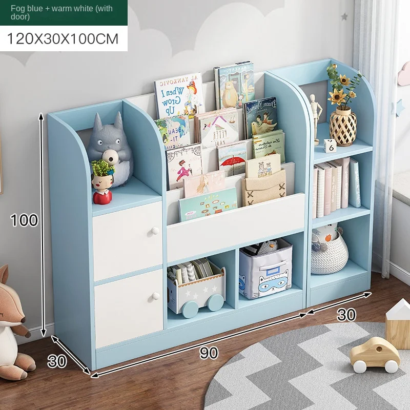 Children's storage bookcase   in a variety of styles and colors