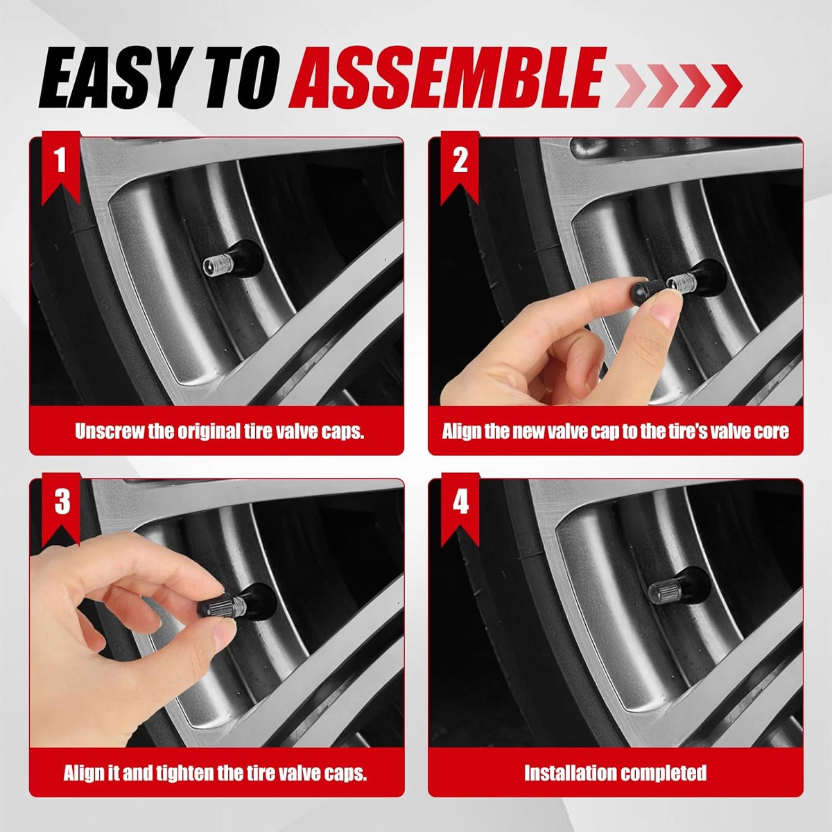 Autoband Ventieldopjes Universele Plastic Ventieldopjes Met O Rubberen Ring Autoband Ventiel Plastic Zwarte Ventieldopjes